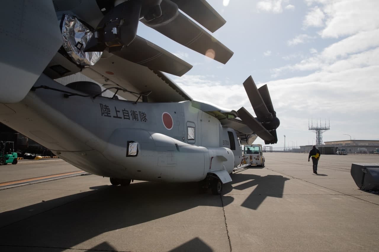 Японія отримала військові конвертоплани з США (ФОТО, ВІДЕО)