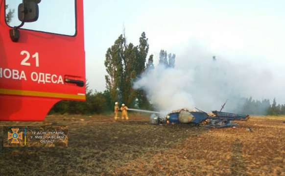 Розбився вертоліт Мі-2: двоє людей загинули