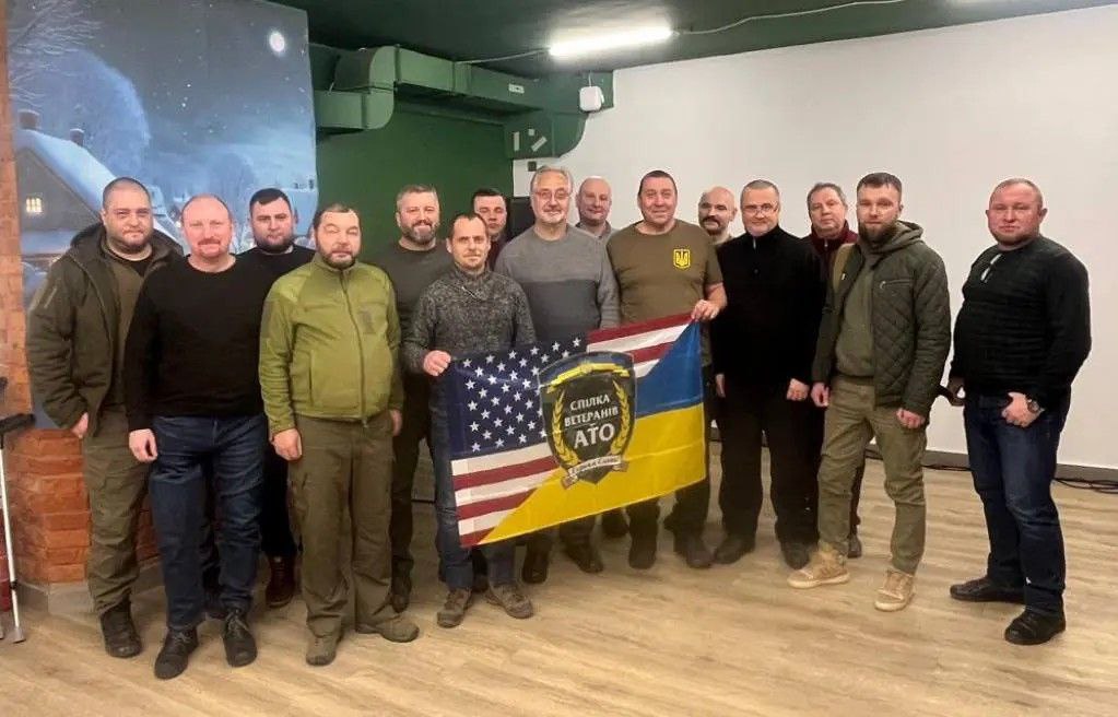 Зустріч ветеранів з Сергієм Любарським