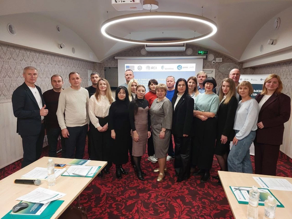 Полтавщина створює «центри сили» для ветеранів: підсумували результати проєкту «З теплом у серці до серця»