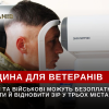 Ветерани та військові можуть безоплатно перевірити й відновити зір у трьох містах України